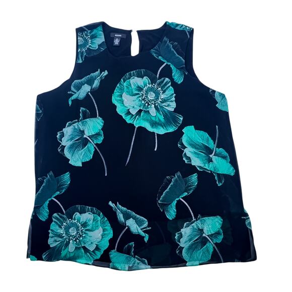 Women's Alfani Sleeveless Floral Blouse - Size XL - Picture 5 of 6
